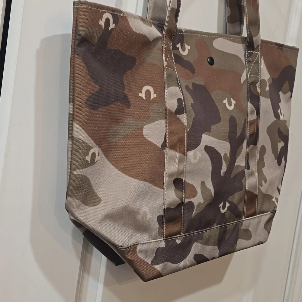 True Religion Dribble Camouflage Tote Bag